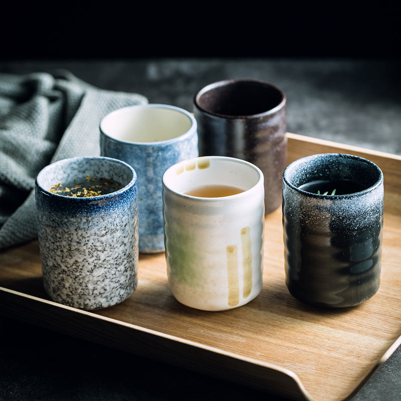 Japanese Vintage Ceramic Tea Cup Straight Cup