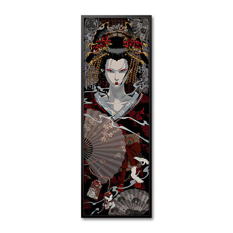 Multiple Frameless Painting Retro Japanese Ukiyo-e Art