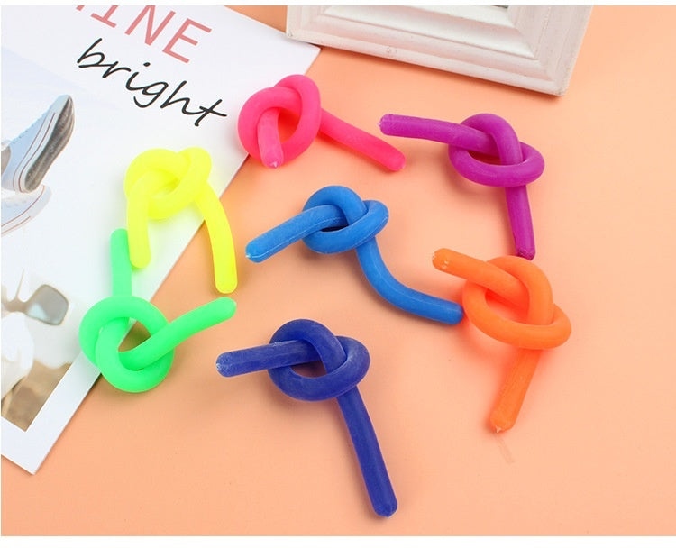 Stretch Decompression Tension Noodle Rope Whole Person Vent Toy Lala Soft Rubber Rope Elastic String
