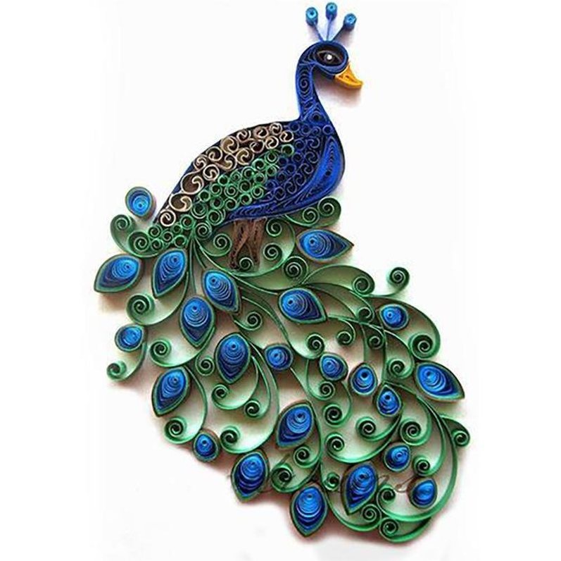 Quilted Paper Painting Material Package Slot Series Illustration Creative Handmade Set