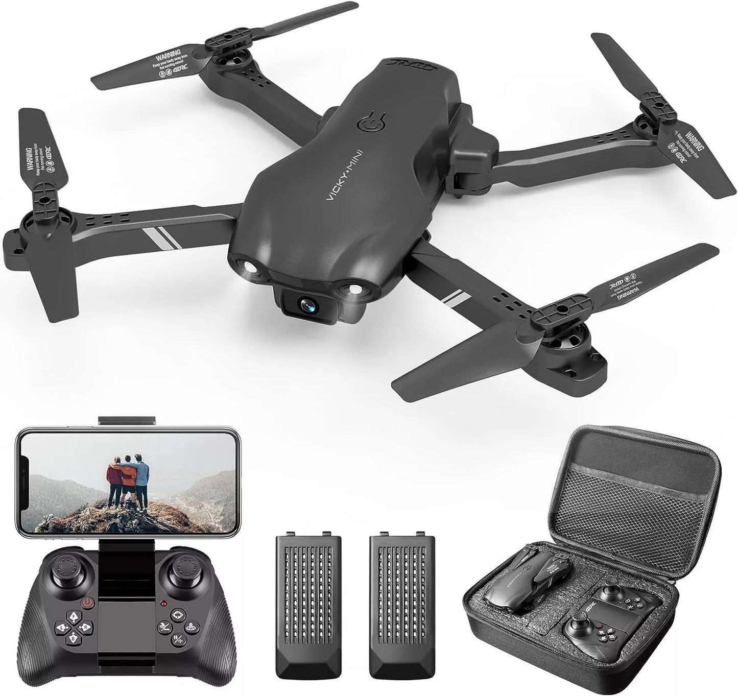 4DRC V13 RC Drone 6K HD Dual Camera WiFi FPV Foldable Quadcopter Camera Drone ,2 Battery.Logistics Is Randomly Sent By UPS,USPS,FEDEX