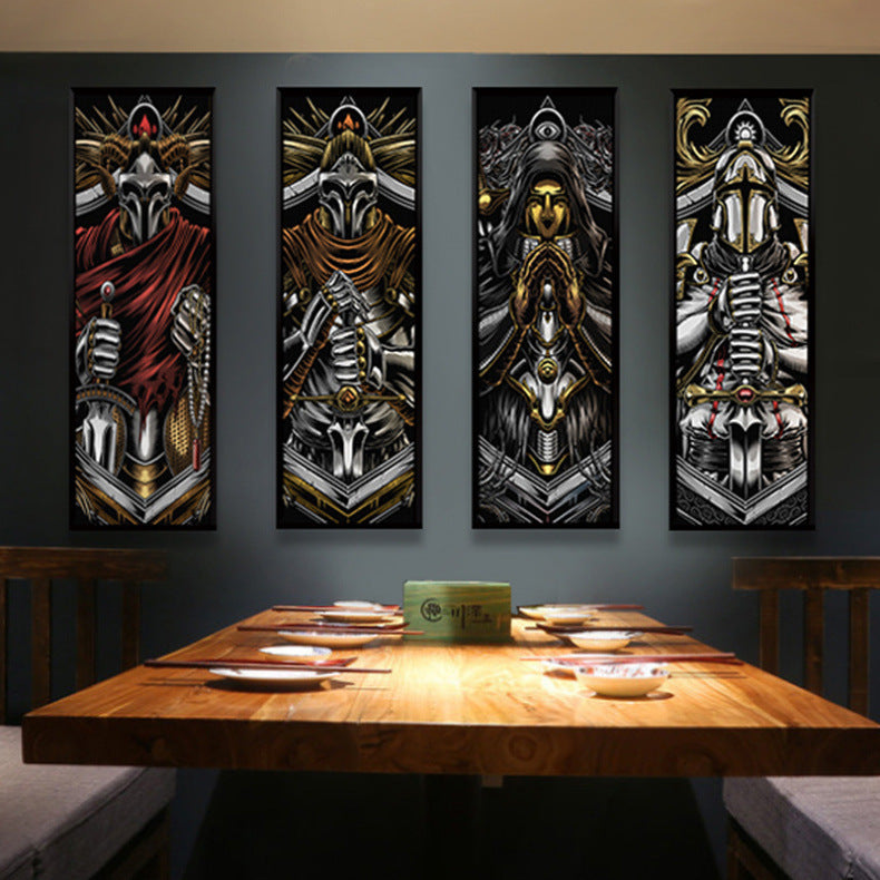 Multiple Frameless Painting Retro Japanese Ukiyo-e Art