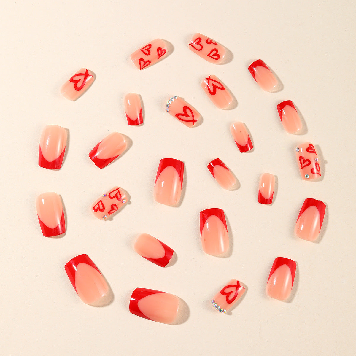 Wear Armor Square French Red Love