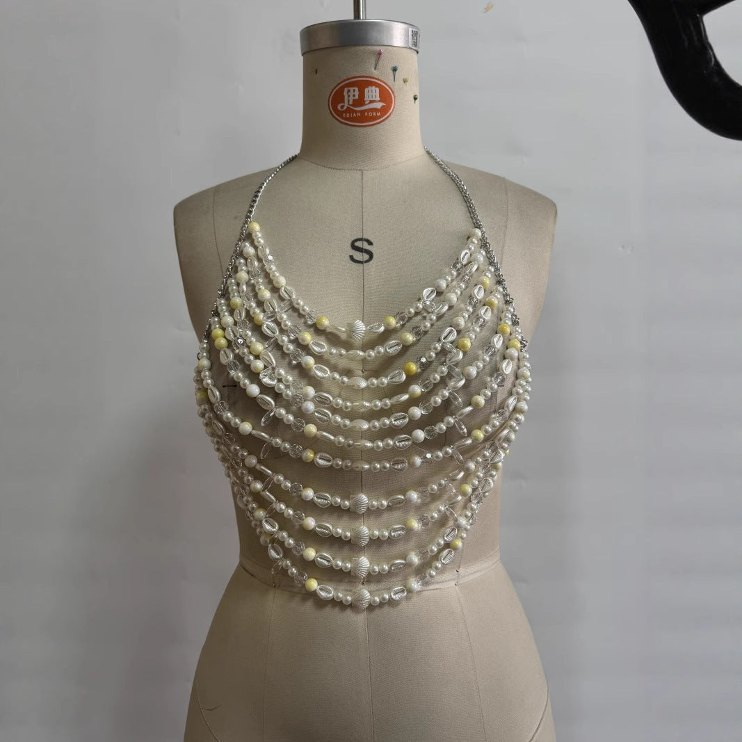 Four Seasons Gem Sexy Beach Nightclub Party Bikini Top