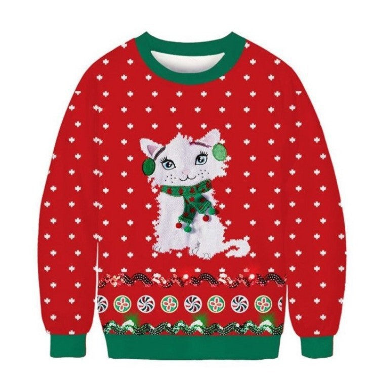 Men's Fashion Casual 3d Printed Crew Neck Sweatshirt