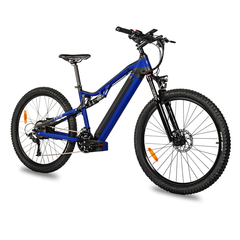 500W Electric Bicycle Ebike 27.5 Inches Mountain E-Bike 48V City EMTB 27 Speed Gray - 500W Bafang Motor