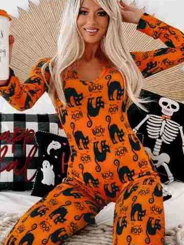 Women's Fashion Casual Digital Printing Jumpsuit