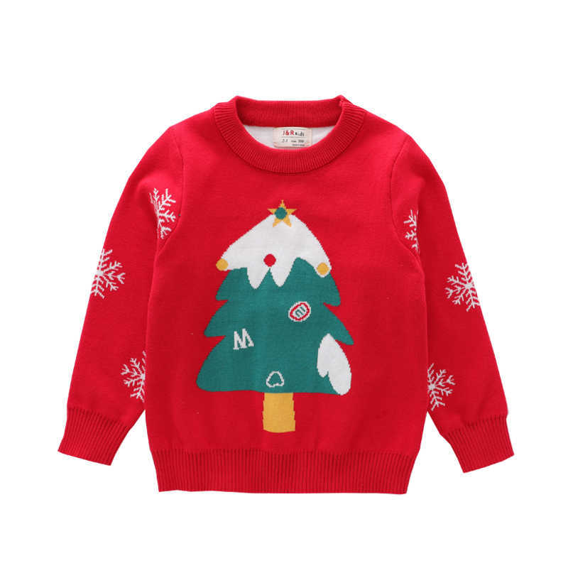 Kids' Sweater Christmas Red Pullover Sweater