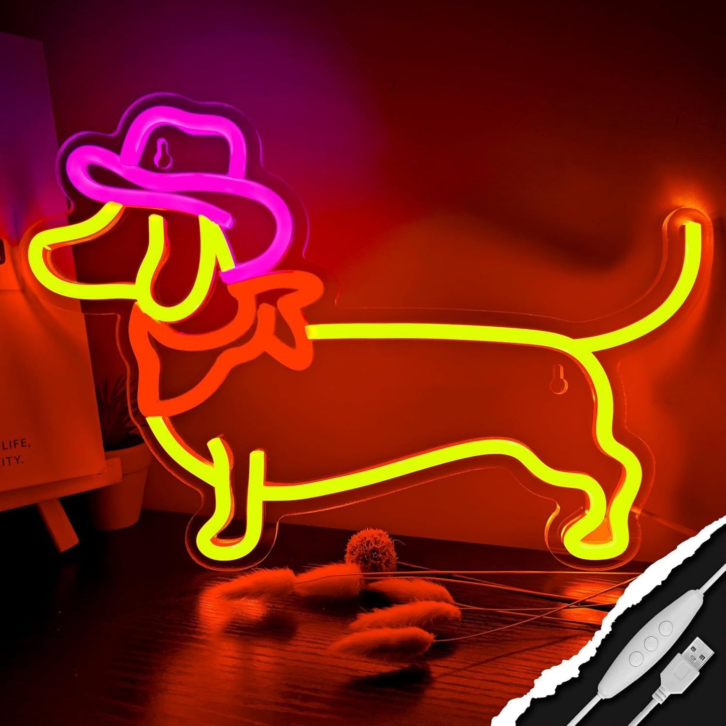 Bar Neon Atmosphere Wall Sign