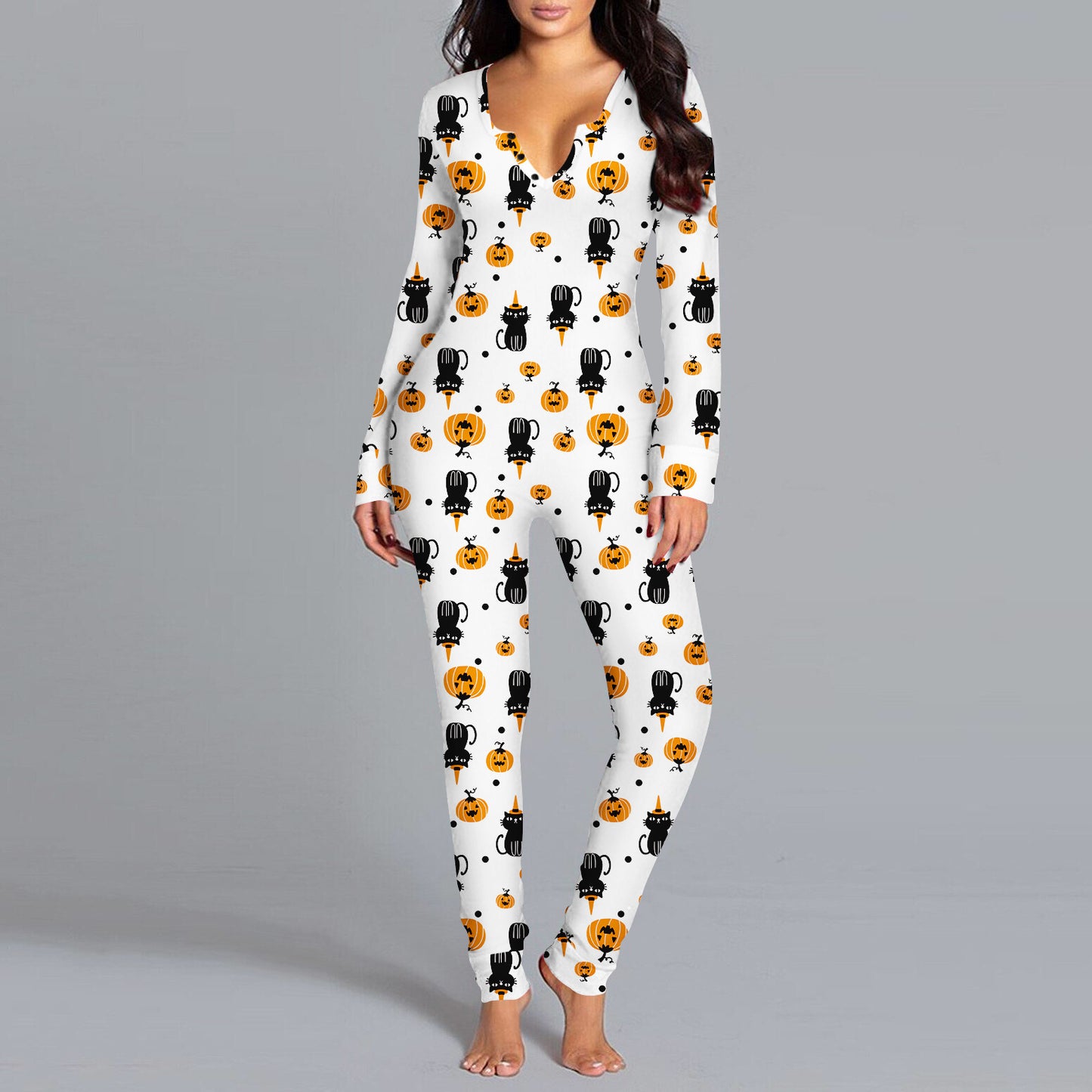 Women's Fashion Casual Digital Printing Jumpsuit