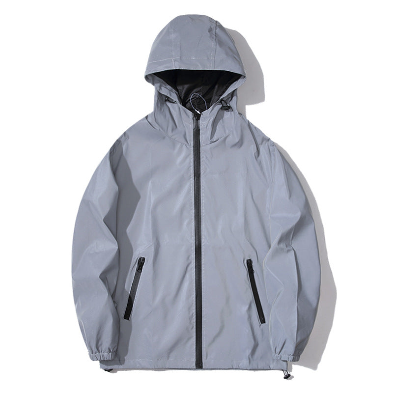 Autumn Luminous Assault Windbreaker Japanese Tide Brand Couple Reflective Clothing