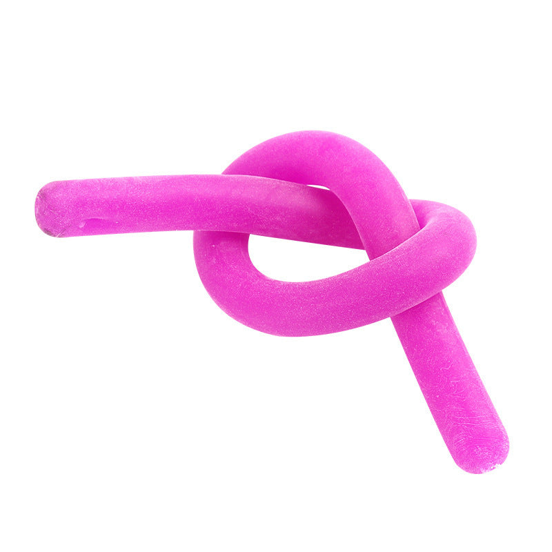 Stretch Decompression Tension Noodle Rope Whole Person Vent Toy Lala Soft Rubber Rope Elastic String