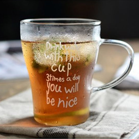 Single Layer Milk Juice Breakfast Glasses