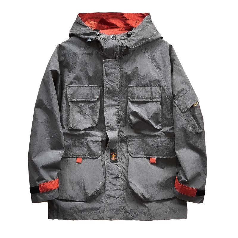 Men's Multi-pocket Hooded Casual Assault Jacket