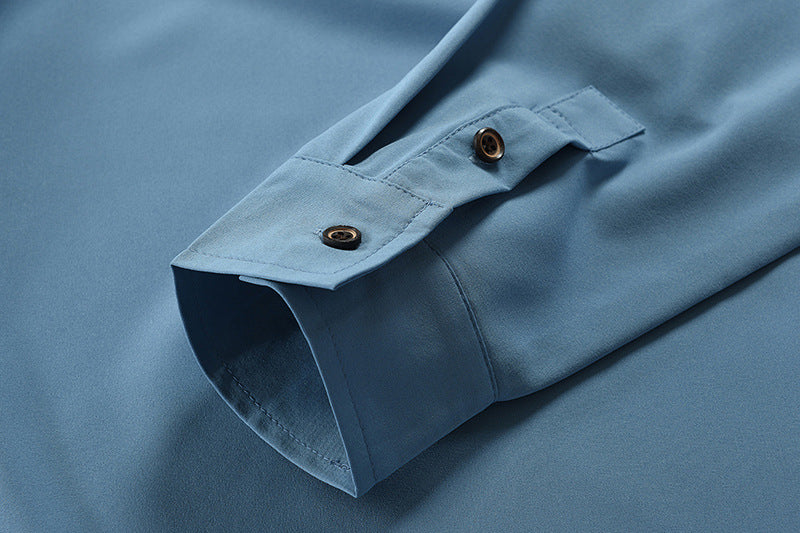 Men's Fashion Cotton Linen Long Sleeve