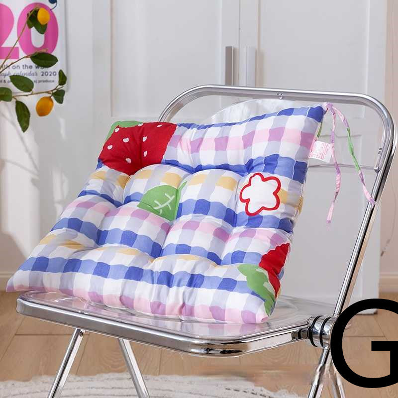 Thickened Printing Sanded Office Chair Cushion