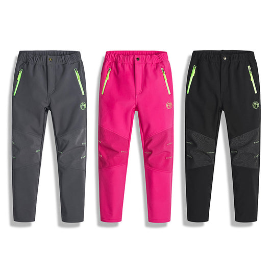 Autumn And Winter Outdoor Children's Soft Shell Assault Pants