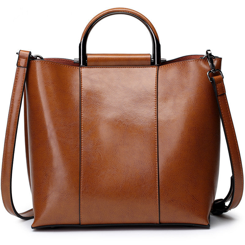 Handmade Original Genuine Leather Women's Bag Portable