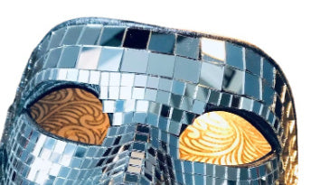 Fancy Dress Ball Mirror Mask Disco Costume Mask
