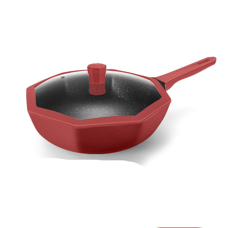 Star Anise Wok German Quality Non-stick Pan Less Smoke Pan