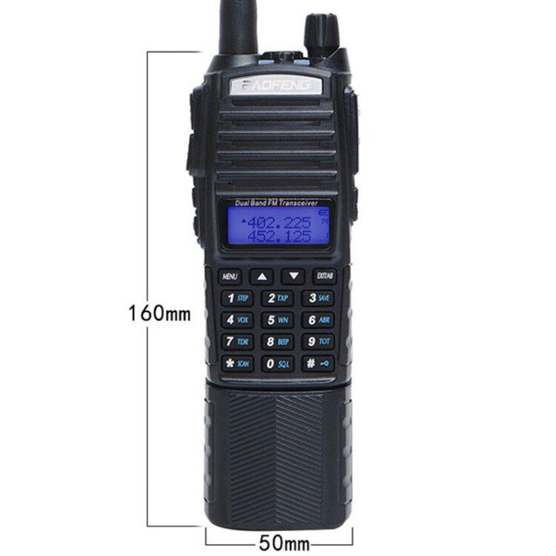 Battery Walkie Talkie UV Double Segment Hand Station Double