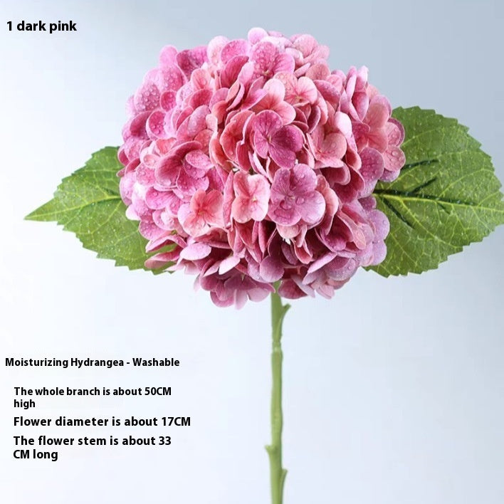 Moisturizing Hydrangea Artificial Flower Bouquet Living Room Decoration Fake Flower