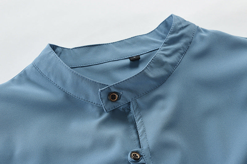 Men's Fashion Cotton Linen Long Sleeve