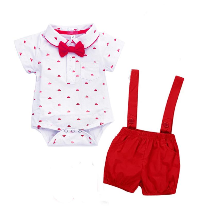 Boys Baby Clothes Suit Short Sleeve Triangle Shorts Children's Clothes