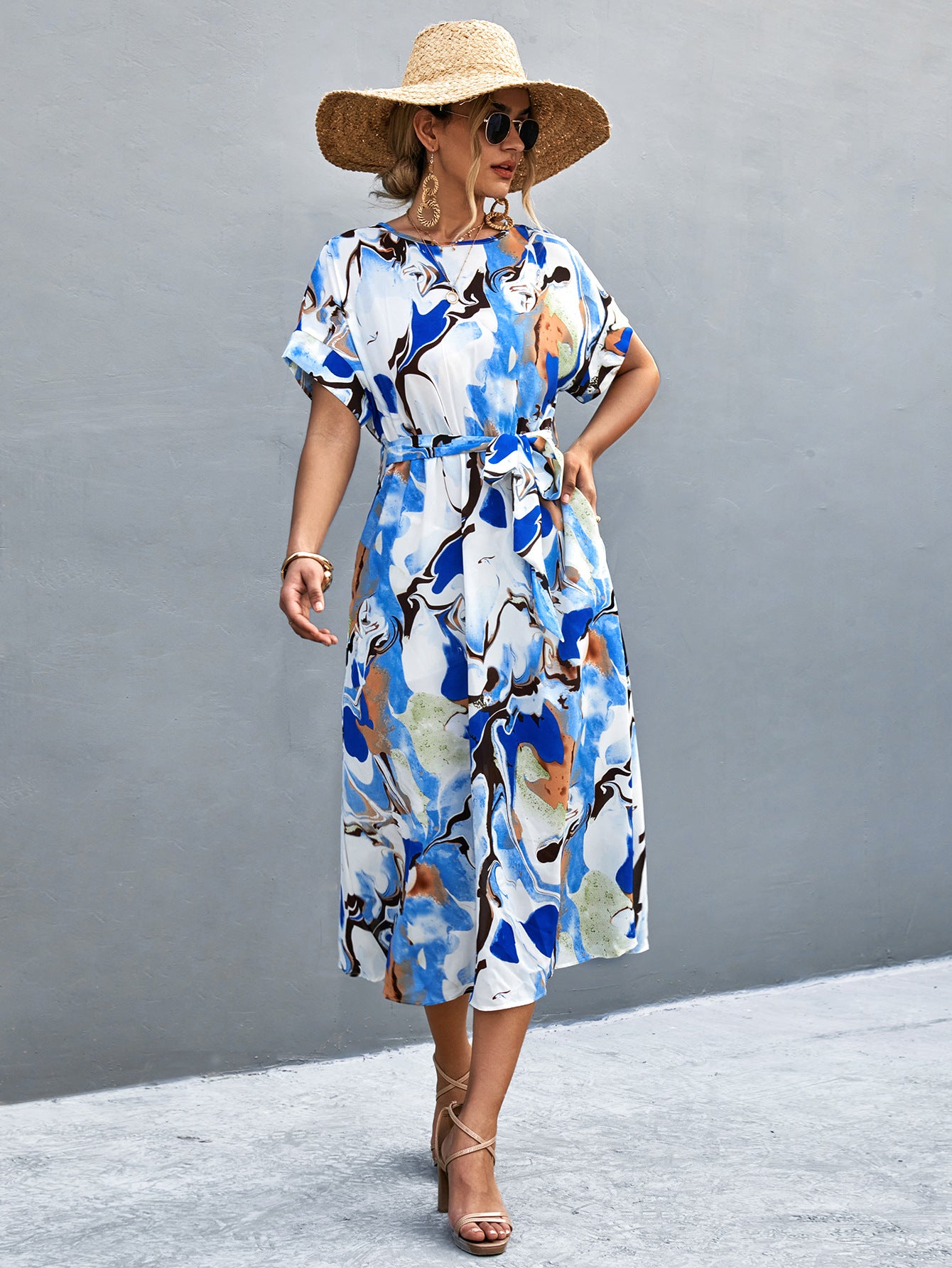 European And American Women's Clothing Backless Dress