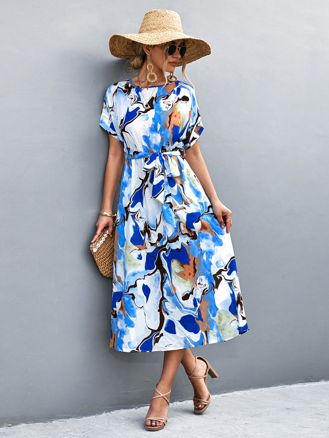 European And American Women's Clothing Backless Dress