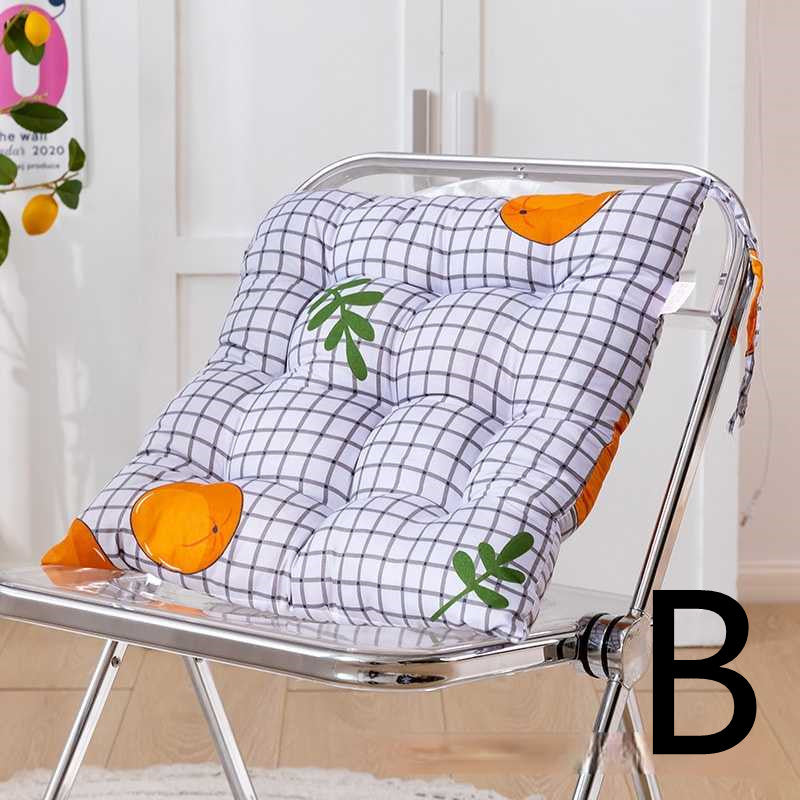 Thickened Printing Sanded Office Chair Cushion
